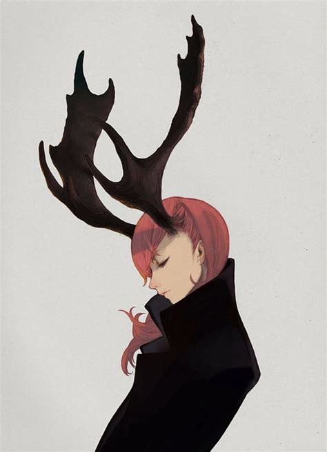 Anime Girl With Antlers Character Inspiration Character Art Character