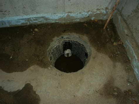 Drain Or Sump Pump Installed In Basements Or Crawlspaces