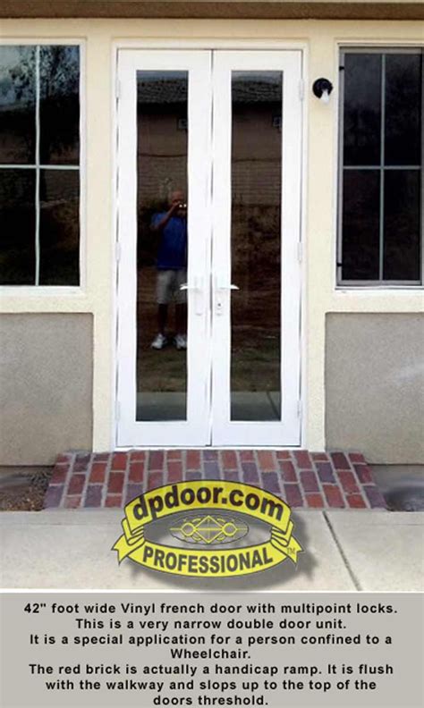 Here at door superstore, we offer a wide range of finishes so that you can choose the one to suit your home. A narrow 42" wide pair of onelite white vinyl doors. After ...