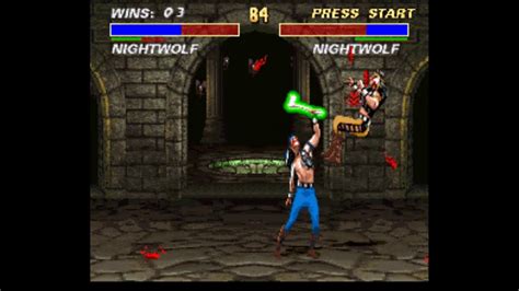Mortal Kombat Snes Nightwolf Playthrough Youtube