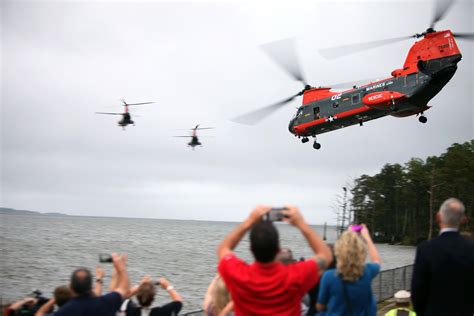 Mcas Cherry Point Conducts Final Dod H 46 Flight Marine Corps Air