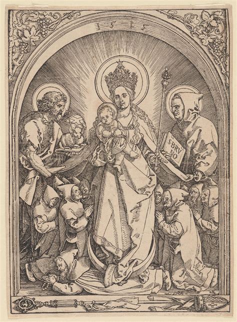 The Madonna With The Cathusian Monks St John The Baptist And St Bruno
