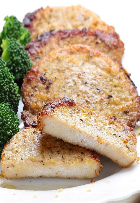 Each section of the pork loin has a different level of tenderness. Baked Garlic Parmesan Pork Chops | Recipe in 2020 (With images) | Parmesan pork chops, Pork chop ...