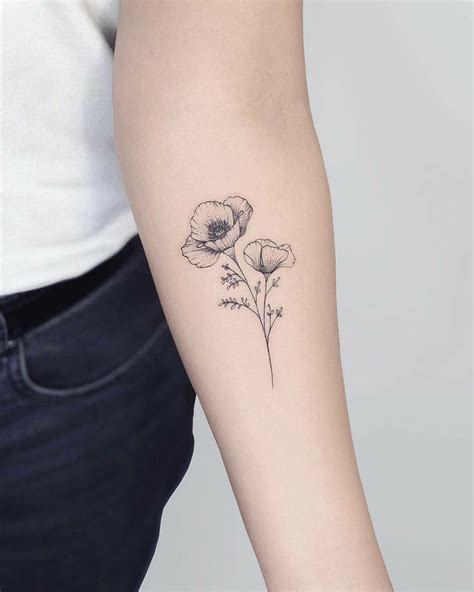 Pin By Mervi Emilia Studio · Brand And On Tattoos In 2020 Poppies