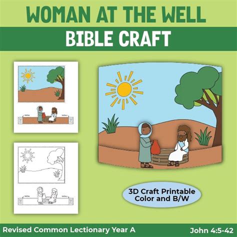 The Woman At The Well Bible Craft Book