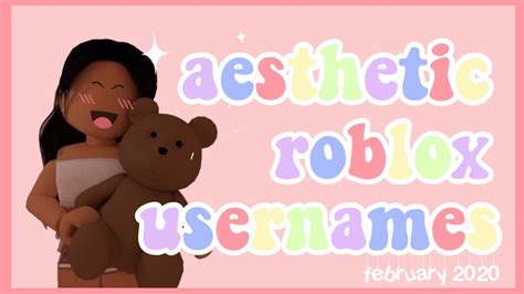 Aesthetic Cute Roblox Names Imagesee