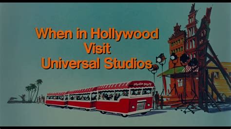A Universal Picturewhen In Hollywood Visit Universal Studios Bumper