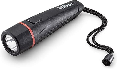 Hyper Tough 150 Lumen Led Rubber Flashlight Ipx4 Water Resistant Oil