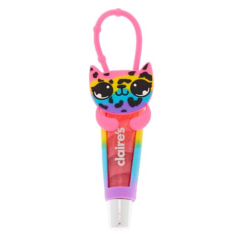 Lulu The Leopard Lip Gloss Tube Candy Claires Us