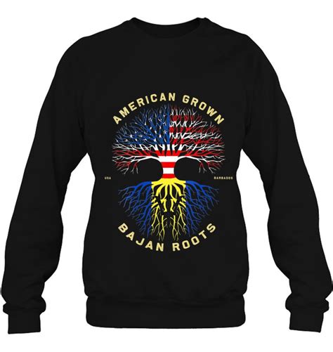 American Grown With Bajan Roots Tree Usa Flag Unique Ts T Shirts Hoodies Svg And Png Teeherivar