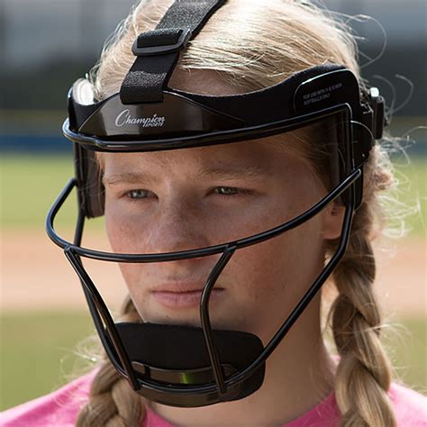 Champion Sports Adult Softball Fielders Adjustable Protective Face Mask