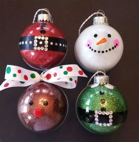 25 Easy Diy Glitter Christmas Ornaments That Look Fantastic Clear