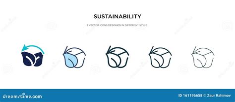 Sustainability Icon Line Style Element From Life Skills Collection