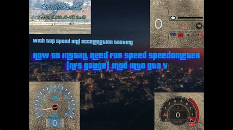 How To Install Nfs Gauge For Gta 5 Speedometer Mod With Different