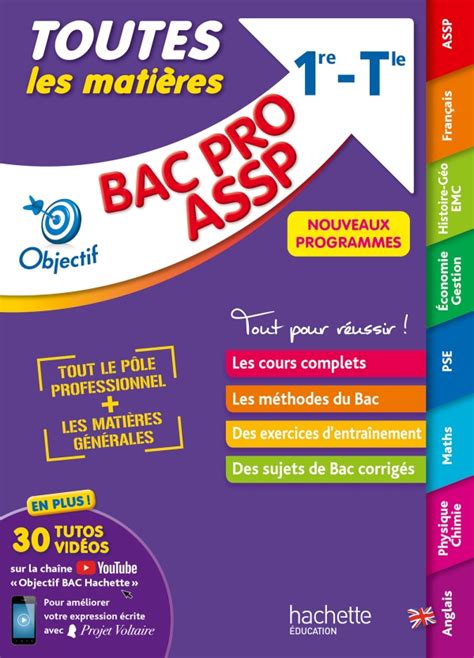 Objectif BAC PRO ASSP (1re et Term) - Toutes les matières BAC 2024