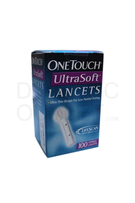 Onetouch Ultrasoft Lancets 100ct Diabetic Outlet