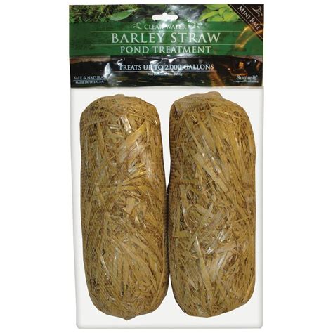 Has been the proven solution and market leader in water garden treatments for over 20 years, becoming the first choice among pond. CLEAR-WATER BARLEY STRAW POND TREATMENT