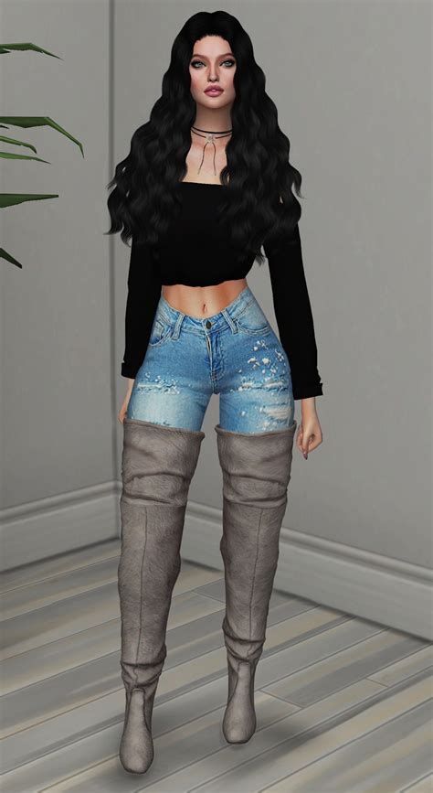 Hff Sims Suede Hight Boots