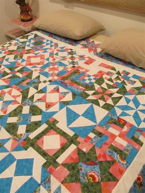 The Ladies 68 Quilt Pattern Blocks Made Into One Quilt Pdf Etsy Quilt