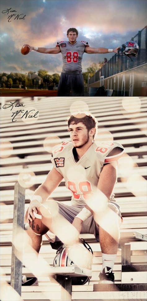Flower Mound Marcus Senior Pictures Of Football Player By Photographer