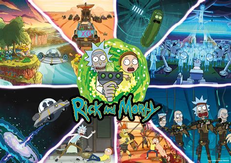 I trimmed and condensed the video to make it a lot shorter. Rick and Morty 500 piece Puzzle Collage Adult Swim 03350 ...