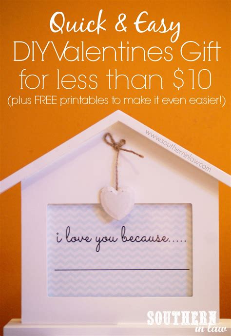 diy valentines project i love you because sign for less than 10 valentine projects diy