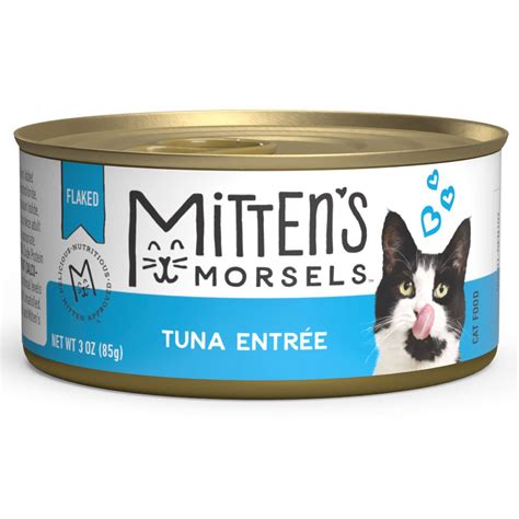 Mittens Morsels Flaked Tuna Entree Wet Cat Food 3 Ounces