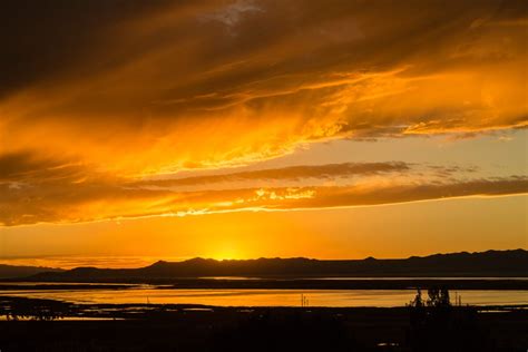 Another Autumn Great Salt Lake Sunset Blurbomat