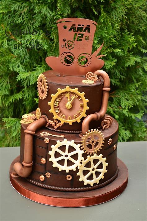 Steampunk Cake Decorated Cake By Carmen Iordache Cakesdecor
