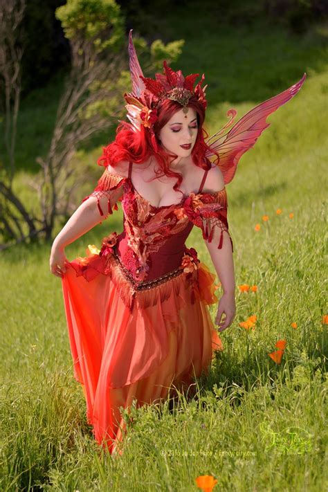 renaissance fair costume medieval costume on the wings of love fire fairy fairy artwork