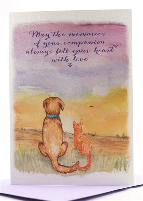 Pet Sympathy Card