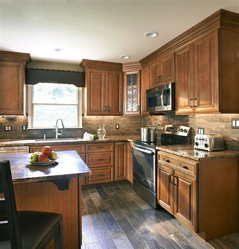 Collection of stylish classic italian kitchen cabinets designs and wooden kitchen cabinets with for your kitchen to give it classic touch and italian touch. WOLF Classic Cabinets in Hudson Heritage Brown with ...