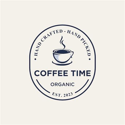 Premium Vector Premium Coffee Shop Logo Cafe Mug Icon Latte Aroma