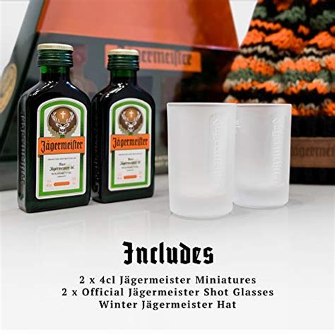 Jägermeister T Set Includes 2 X 4 Cl Jagermeister Miniatures