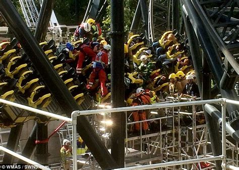 Alton Towers Smiler Crash Victim Loses A Leg But Why Was Ride Running Daily Mail Online