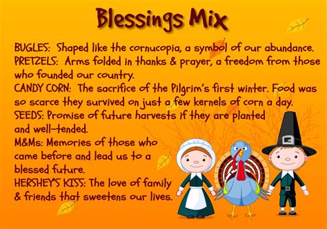 Thanksgiving Blessings Mix Labels | Thanksgiving blessings ...