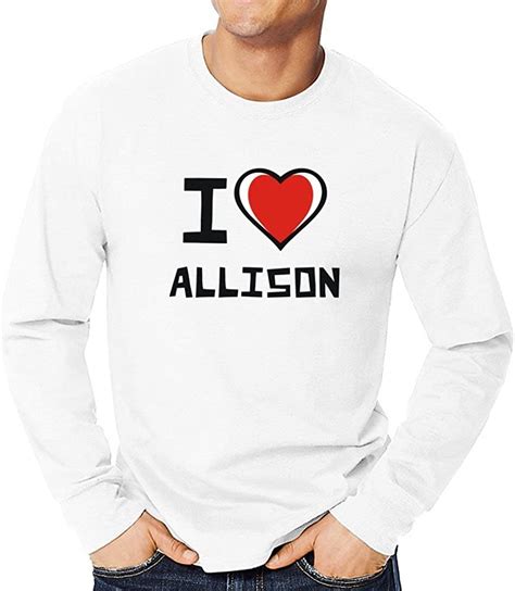 Teeburon I Love Allison Camiseta Manga Larga Amazones Ropa