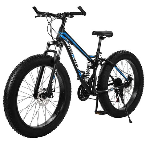 Buy Mens Fat Tire Mountain Bike 26 Inch Wheels 4 Inch Wide Knobby