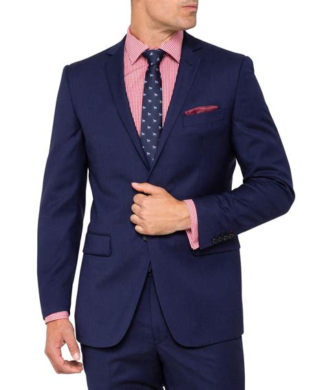 Buy and sell almost anything on gumtree classifieds. Van Heusen Mens Move Slim Jacket Ink | Suit Jacket | Van ...