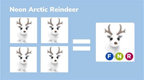 Making Neon Arctic Reindeer Adopt Me Youtube