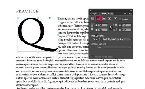 You can move and resize. Wrap text around images and graphics in InDesign | Adobe ...