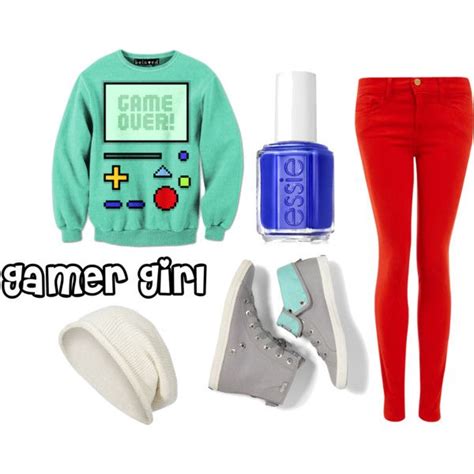Gamer Girl By Alliekelly 1 On Polyvore With Images Nerd Outfits
