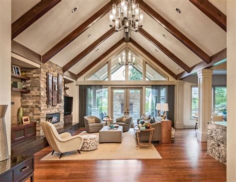 46 The Best Vaulted Ceiling Living Room Design Ideas Living Room