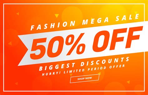 Bright Sale Banner Design Vector Template For Your Promotion Download