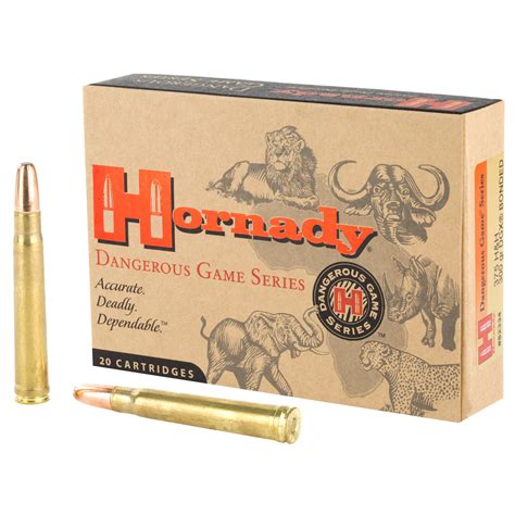 Hornady Dangerous Game 375 Handh Magnum 300 Gr Dgx Bonded 20 Rounds