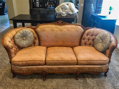 Antique Sofa Restoration Reupholstery