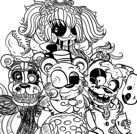 Fnaf Sister Location Ausmalbilder