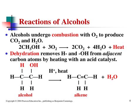 PPT Chapter 14 Alcohols Phenols Ethers And Thiols PowerPoint