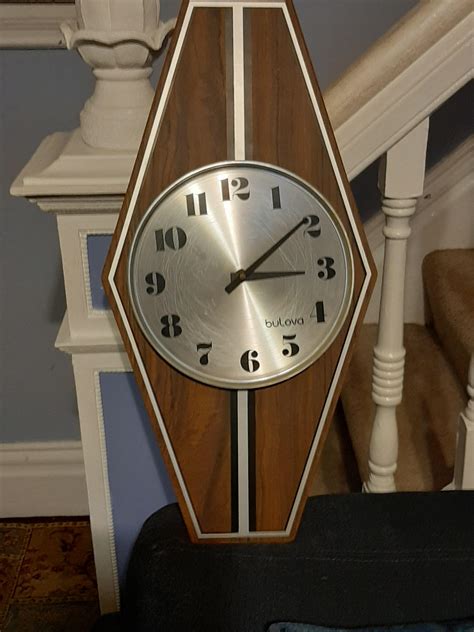Bulova Wall Clock Midcenturymodern