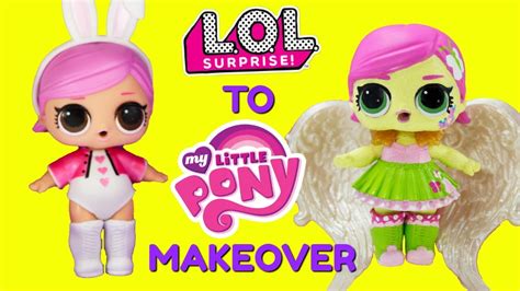 Diy Custom Hops To Fluttershy Lol Surprise Doll My Little Pony Makeover